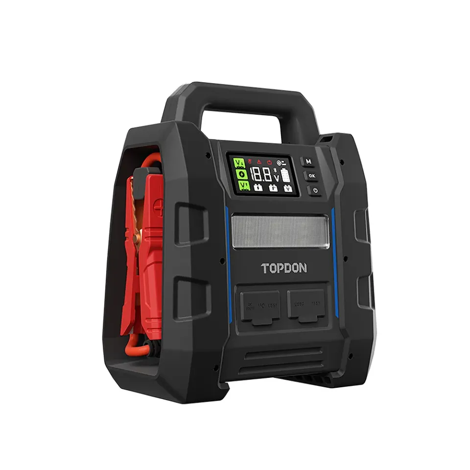 TOPDON startér a tester autobaterie V4500Plus/32000mAh(120Wh)/max. výstupní proud 4500A//IP65