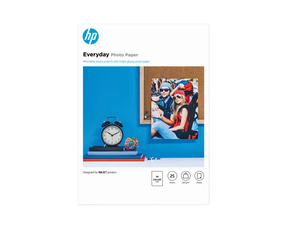 HP (Q5451A) Everyday Semi-glossy Photo Paper A4, 25ks, 170 g/m2 papír