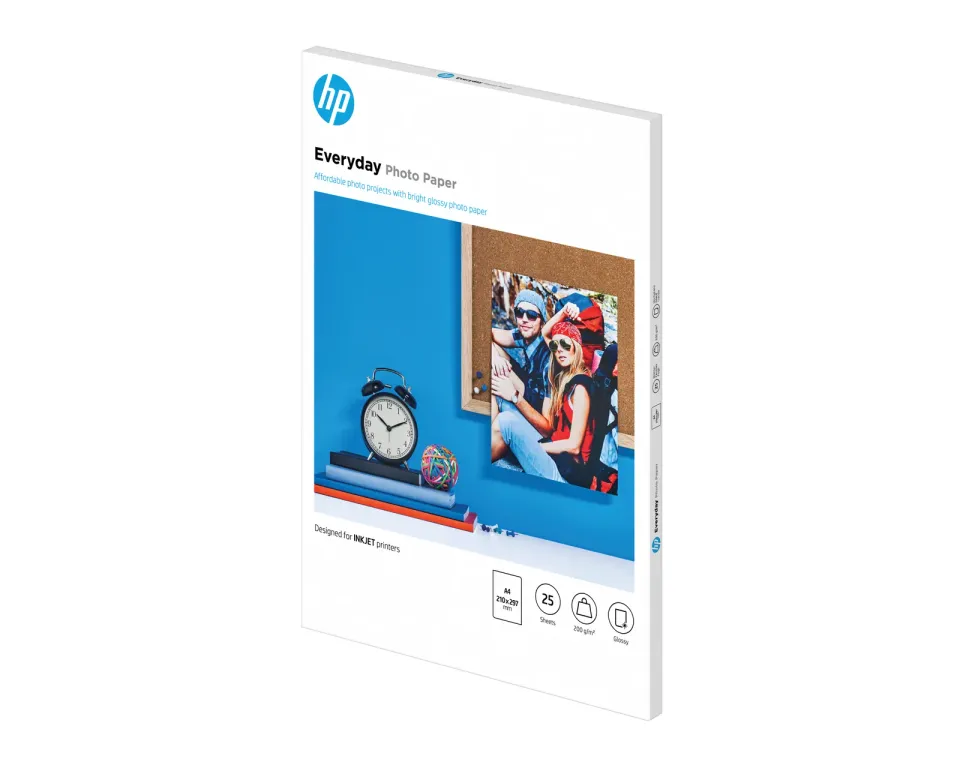 HP (Q5451A) Everyday Semi-glossy Photo Paper A4, 25ks, 170 g/m2 papír