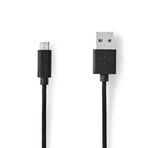 Nedis CCGL60500BK10 - USB 2.0 kabel | USB-A Zástrčka - Micro USB-B Zástrčka | 1