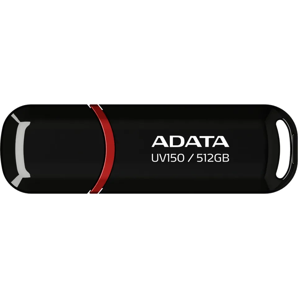 ADATA Flash Disk 512GB UV150, USB 3.2, černá