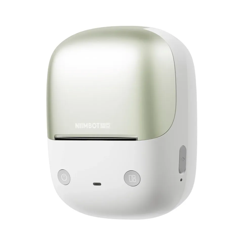 NIIMBOT B2 Pro – termotiskárna štítků 300 dpi, 20–50 mm, červeno-černý tisk, zelená + role 230 štítků