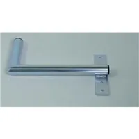 Držák antény na zeď u okna s pásem, pravé uchycení, galvanický zinek, délka 40cm