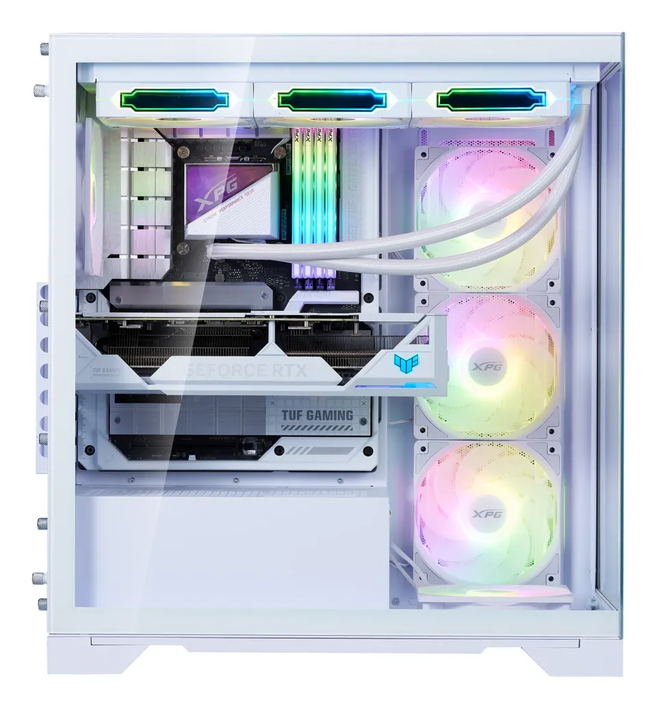 ADATA XPG case INVADER X BTF Mid-Tower, bez zdroje, 5x 120mm Fan, Bílá