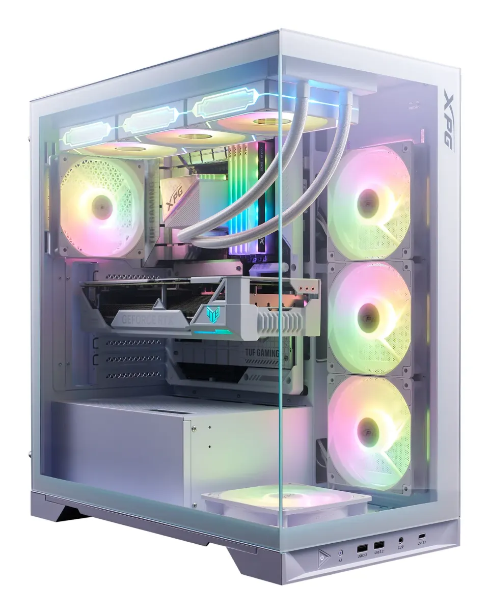 ADATA XPG case INVADER X BTF Mid-Tower, bez zdroje, 5x 120mm Fan, Bílá