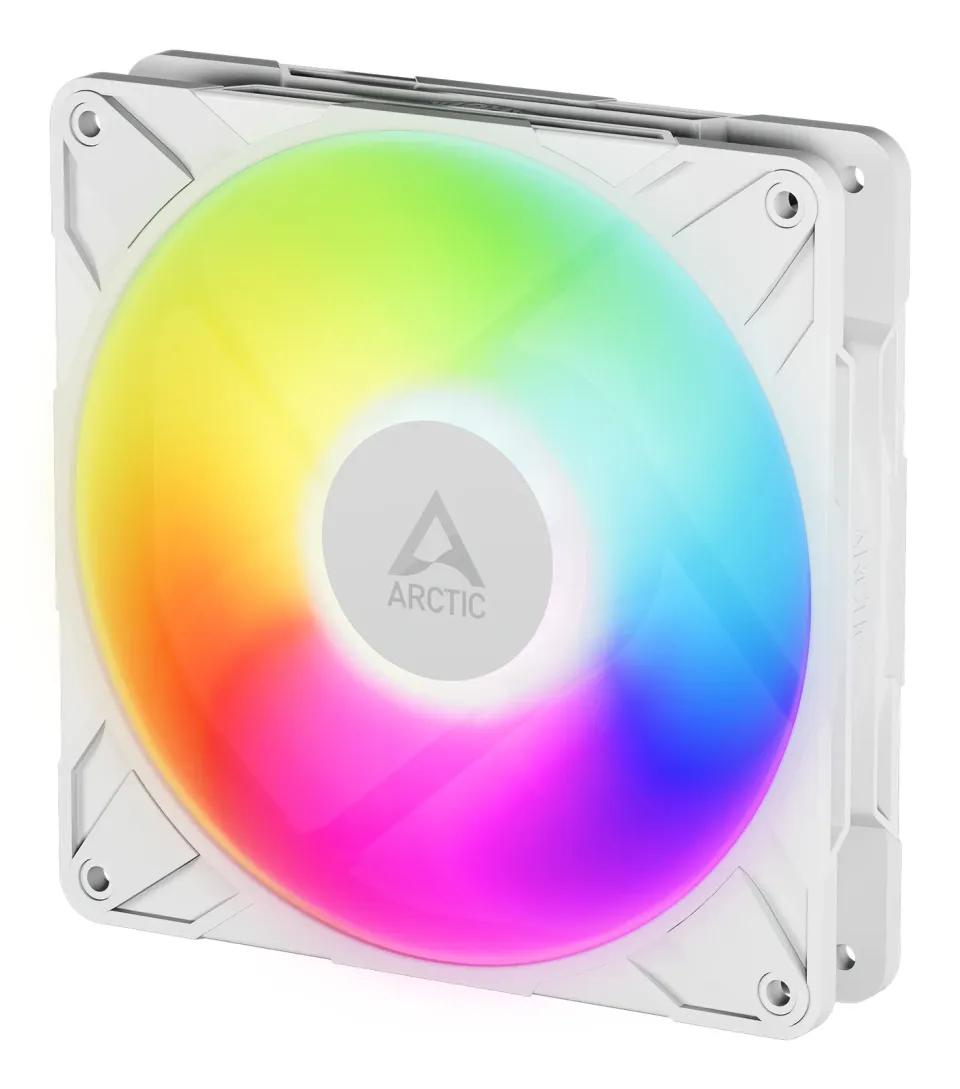 ARCTIC P14 Pro A-RGB (bílá) (3pack) - 140mm A-RGB PWM ventilátor s rozdělovačem kabelů