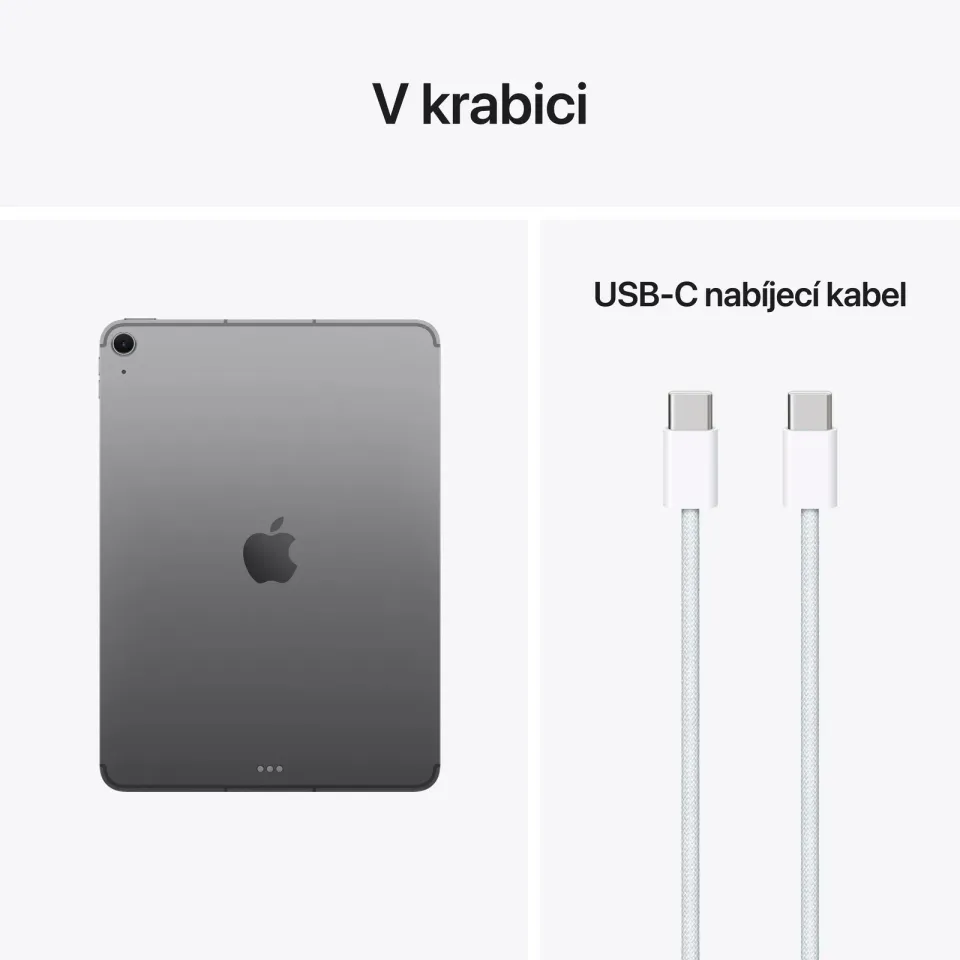Apple iPad Air (2026) 11´´ 128GB wi-fi + 5G vesmírně šedý