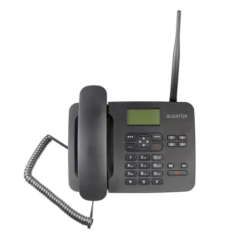 ALIGATOR T100 Stolní telefon na simkartu Black