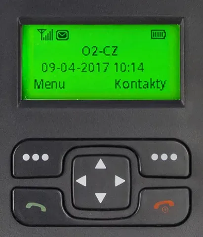 ALIGATOR T100 Stolní telefon na simkartu Black