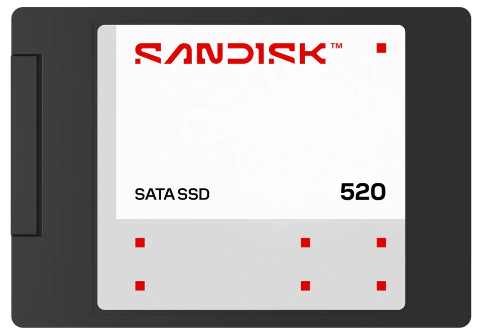 SANDISK 520 SATA III, 500 GB, SSD disk 2,5", TLC 3D NAND, R:560MB/s, W:510MB/s