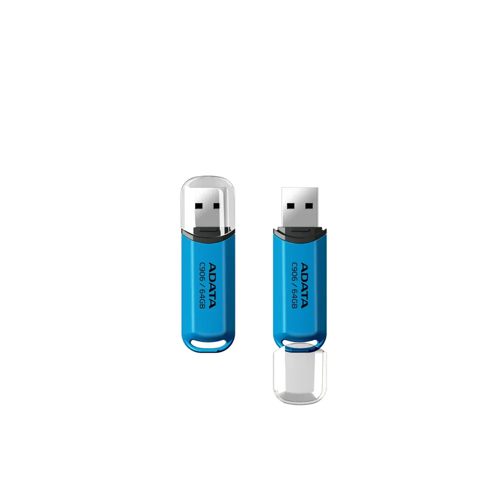 ADATA Flash Disk 64GB C906, USB 2.0, modrá