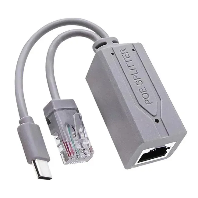 XtendLan XL-POES-5VUC, PoE splitter 802.3af, 100Mb, stabilizovaných 5V/2,4A, výstup USB-C