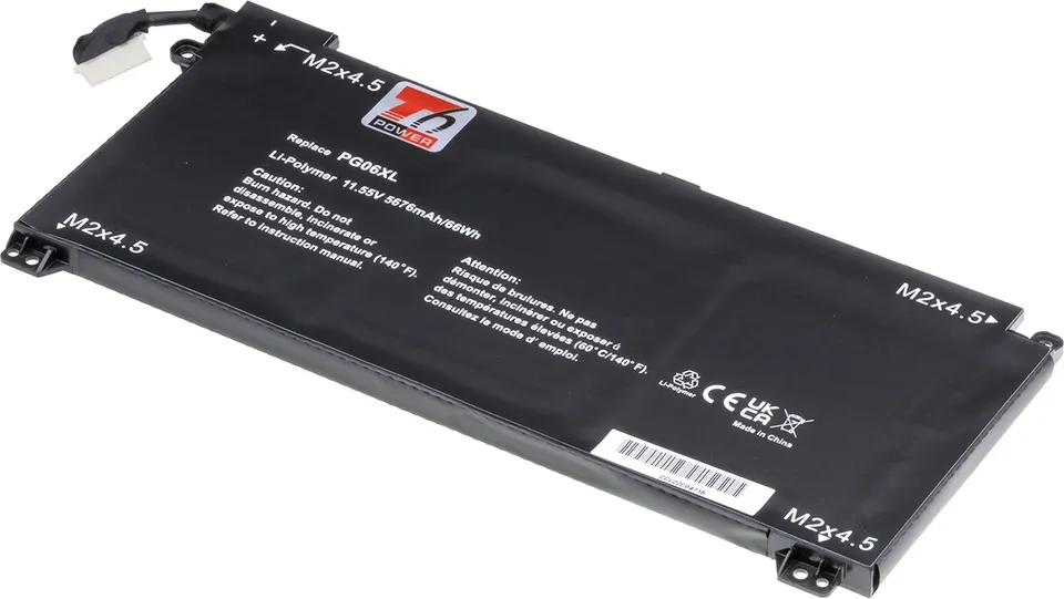 Baterie T6 Power pro HP Omen 15-dh0000, Omen 15-dh1000, 5676mAh, 66Wh, 6cell, Li-pol