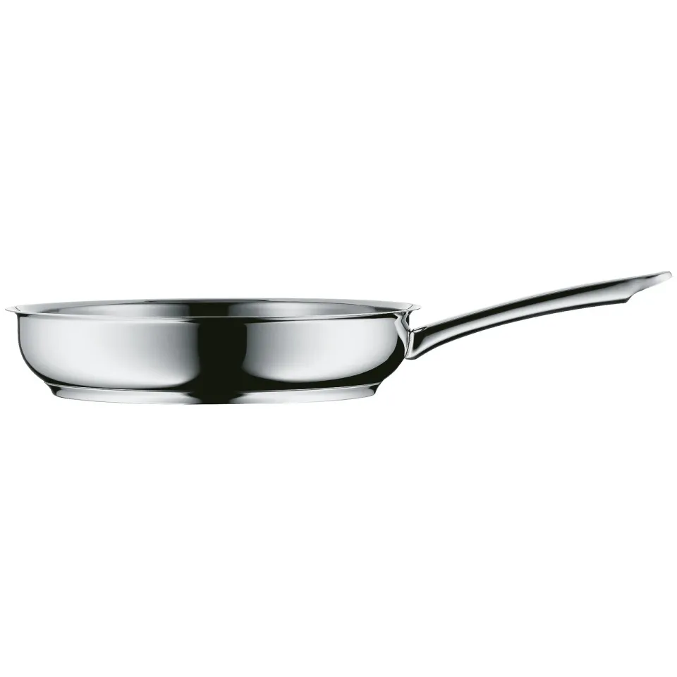 WMF Profi nerezová pánev mělká 24 cm Cromargan nerezová ocel 18/10, dno TransTherm, vhodné pro indukci, ergonomická