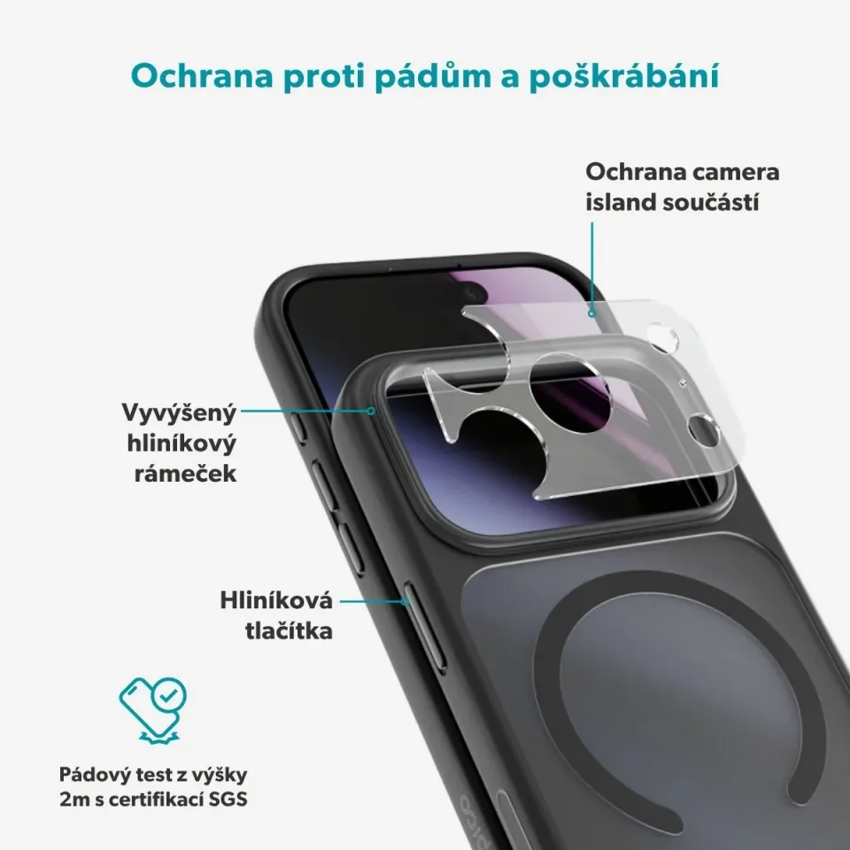 Epico HeroMatte Mag+ Case iPhone 17 Pro Max/18 Pro Max černá