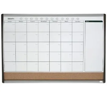 Nobo měsíční organizační magnetická tabule 58,5 x 43 cm