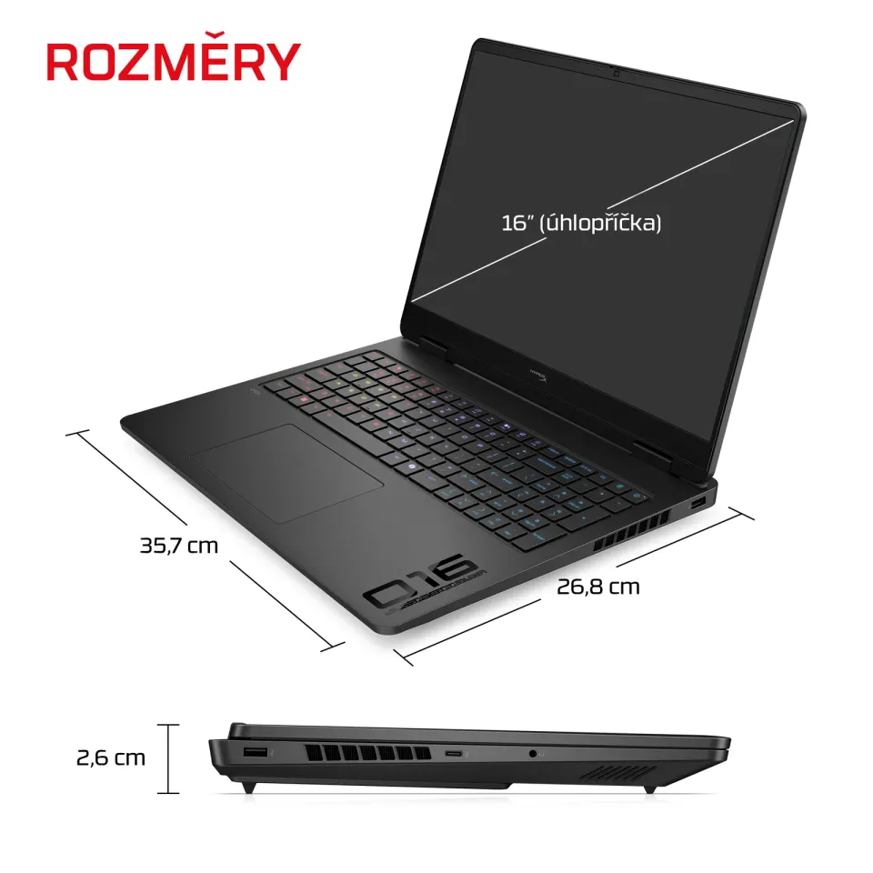 NTB HyperX OMEN 16-am2000ncx,Ultra 9 - 275HX (24C) 13 NPU TOPs,13 TOPS,16GB DDR5,RTX5070,Win11,2Y
