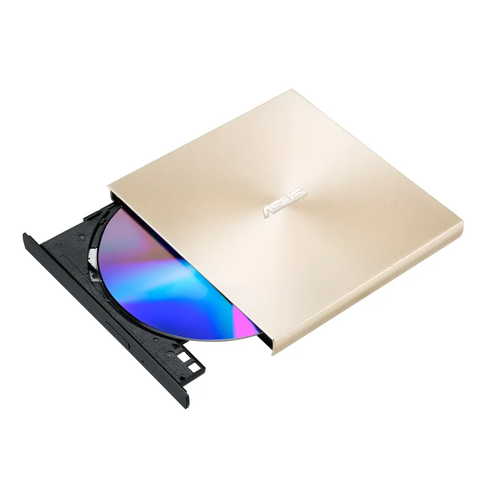 ASUS DVD ZenDrive SDRW-08U8M-U GOLD, External Slim DVD-RW, zlatá