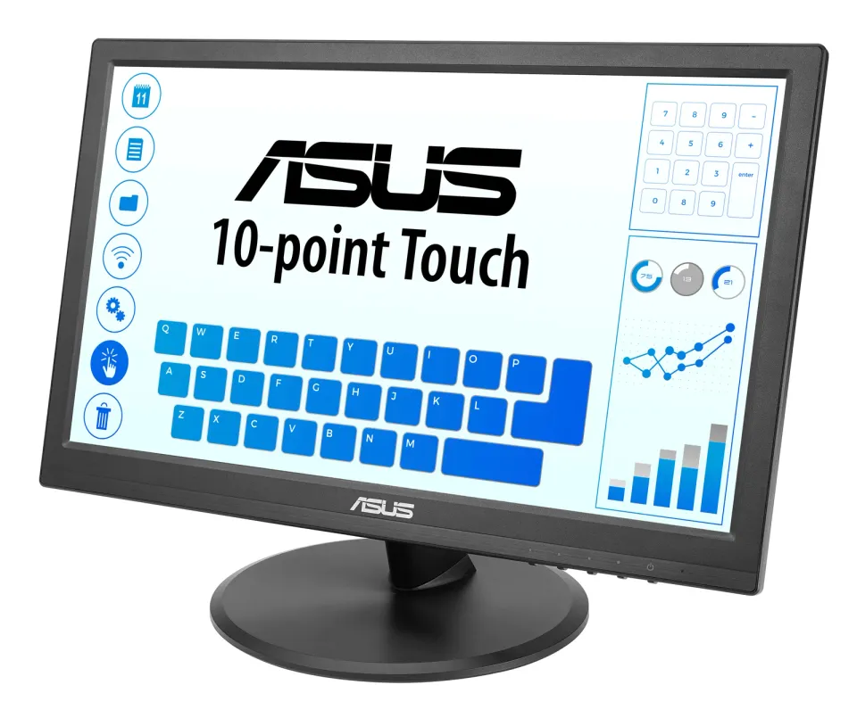 ASUS LCD 15.6" VT169HE Touch 1920x1080 IPS 220cd 5ms 60hz HDMI VGA 1,46kg