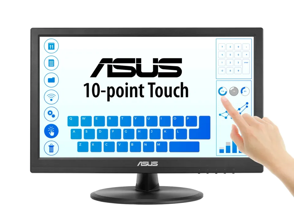 ASUS LCD 15.6" VT169HE Touch 1920x1080 IPS 220cd 5ms 60hz HDMI VGA 1,46kg