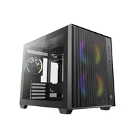 DEEPCOOL Case CG330 MESH 3F, mATX, Průhledná bočnice, 1x120mm ARGB, 2x140mm ARGB, černá