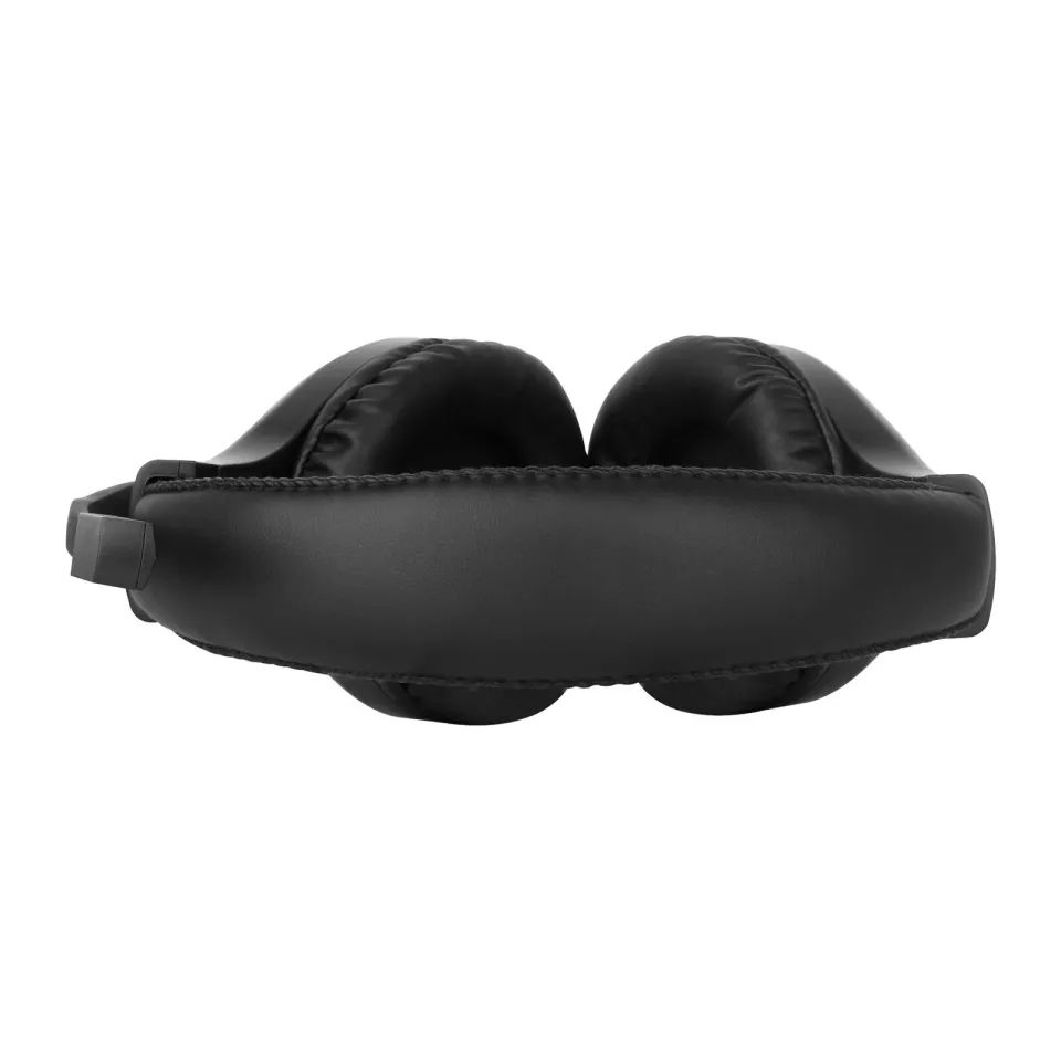 C-TECH sluchátka s mikrofonem MHS-05, USB, ovládání na kabelu, náhlavní, černá