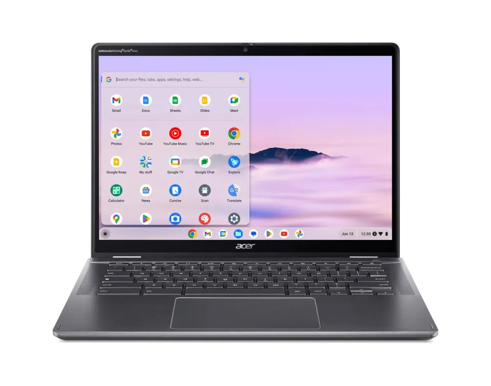 ACER NTB Chromebook Plus Spin 514 (CP514-4HN-55KB),Core 5 120U,14"WUXGA,8GB,256GB SSD,UHD,Chrome,Gray