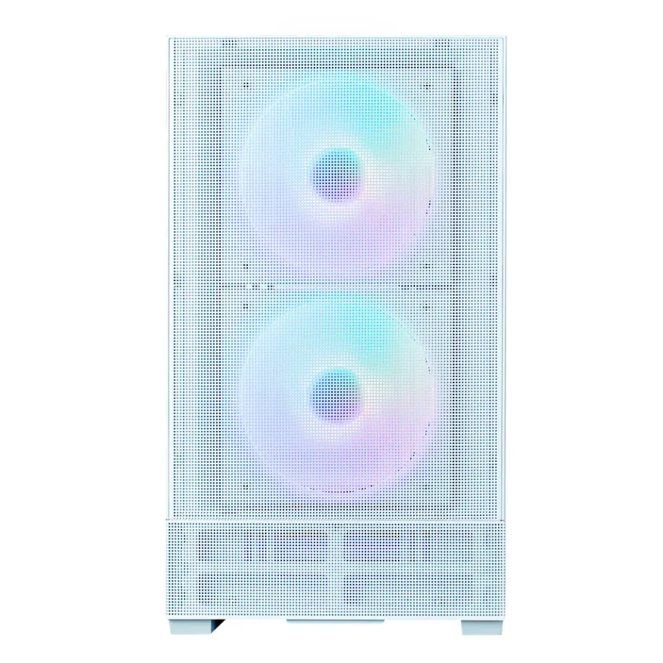 Zalman skříň P30 AIR White / miniT / 3x140mm fan ARGB / USB 3.0 / USB-C / temperované sklo / mesh panel / bílá