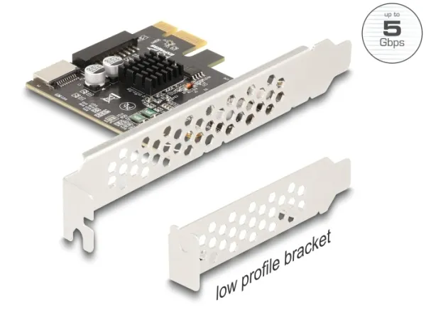 Delock Karta PCI Express x1 na 1 x interní USB 5 Gbps Type-E Key A a 1 x 19-pin