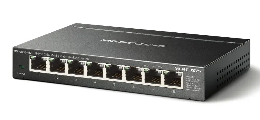 MERCUSYS switch MS108GS-M2 (8x2,5GbE,fanless)
