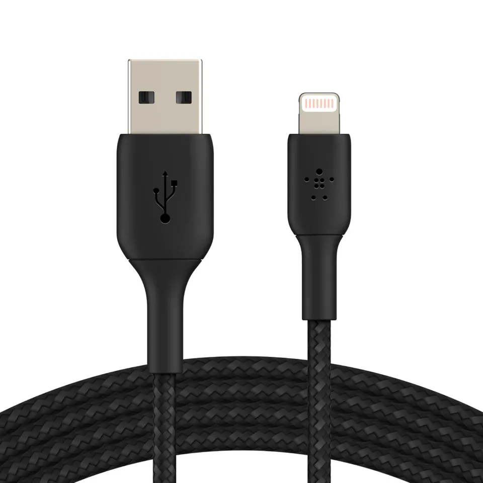 Belkin BOOST CHARGE Lightning/USB-A kabel, 1m, černý - odolný