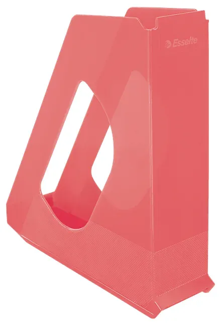 NOBO Stojan na časopisy Esselte Colour'Breeze, korálová