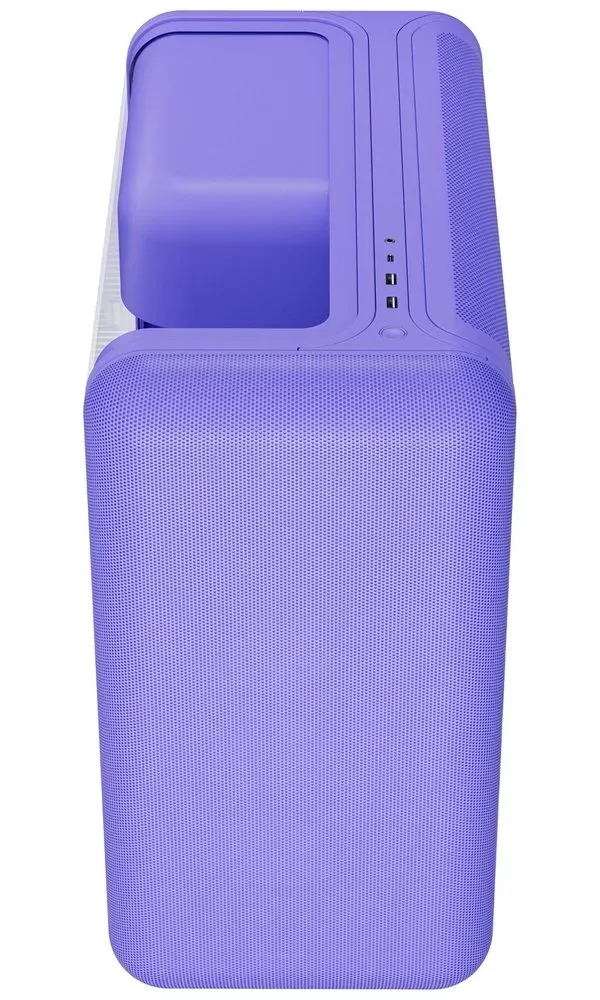 HYTE skříň X50 Taro Milk / prosklená zaoblená bočnice / bez zdroje / 1x USB-C / 2x USB-A