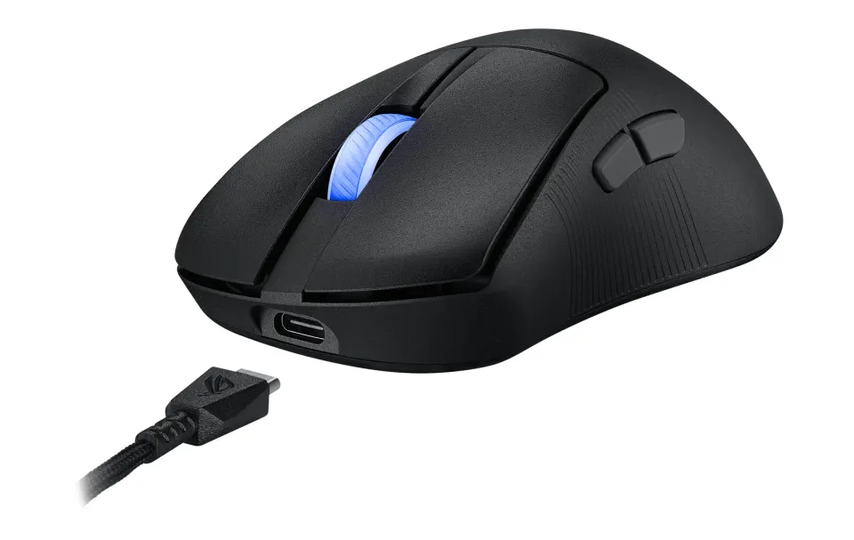 ASUS myš ROG Keris II Ace, bezdrátová herní myš, černá