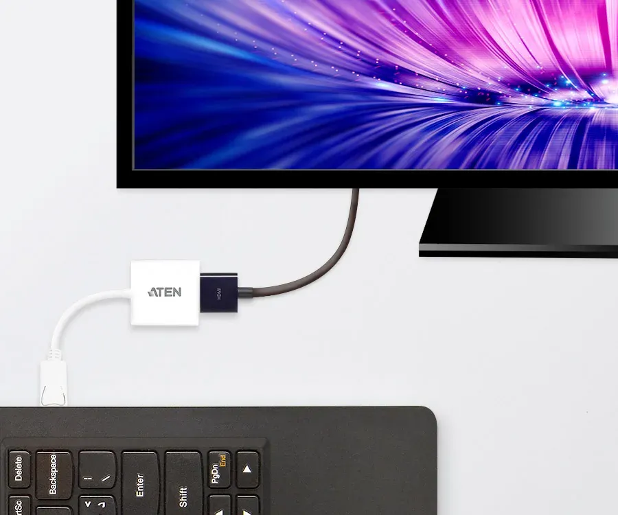 ATEN VC985-ATDP(M) to HDMI(F) adapter
