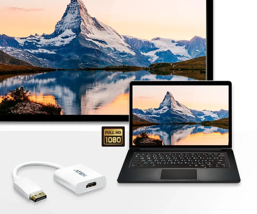 ATEN VC985-ATDP(M) to HDMI(F) adapter