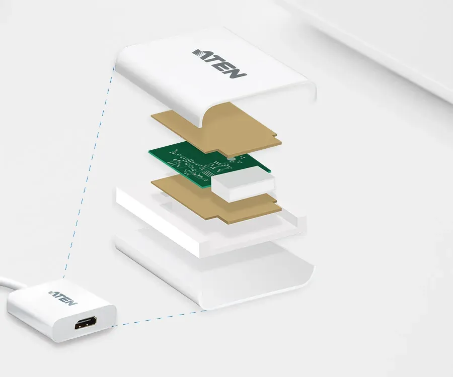 ATEN VC985-ATDP(M) to HDMI(F) adapter