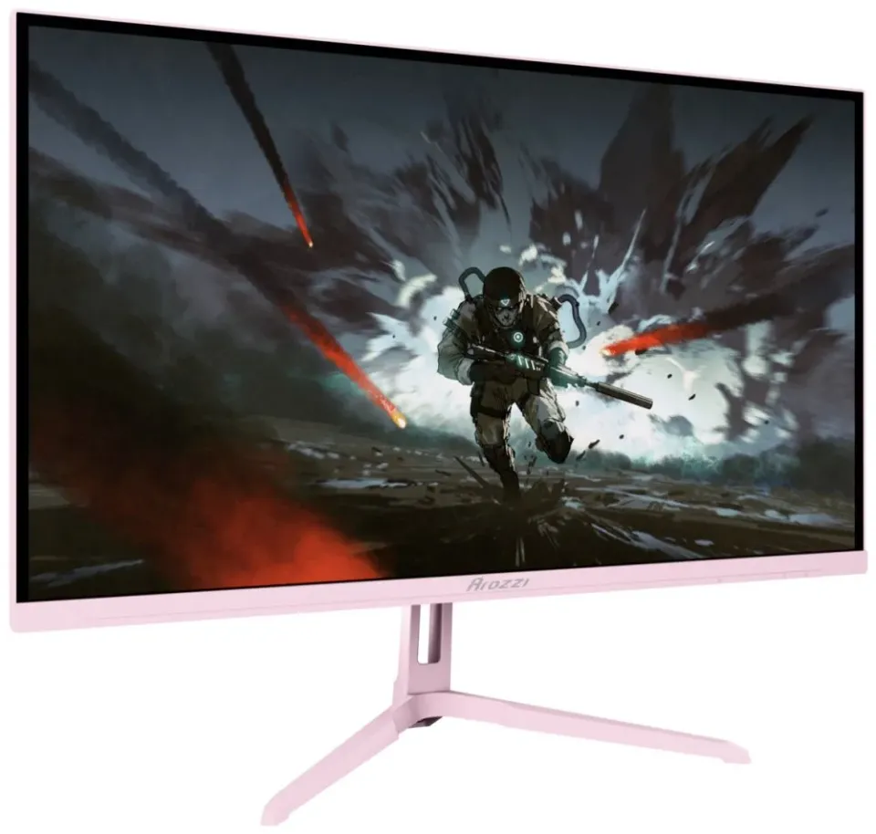 AROZZI NOVA herní monitor 24,5" 25T1K400 Pink/ LED/ IPS/ 1920x1080/ 400Hz/ 1000:1/ 1ms/ 2xHDMI/ 2xDP/ růžový