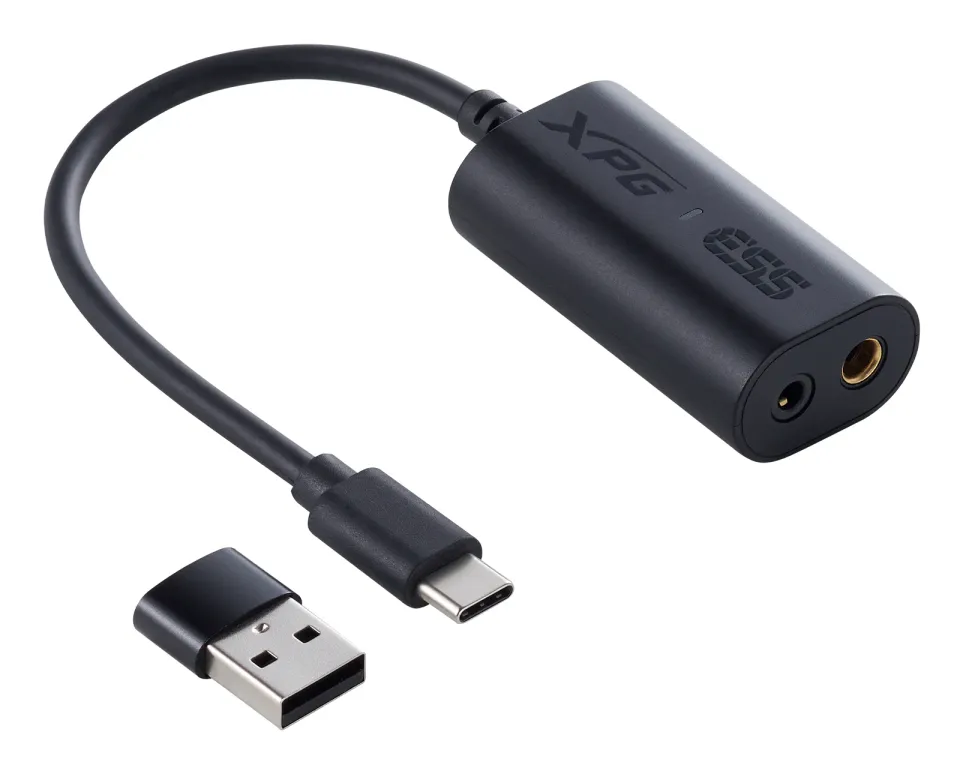 ADATA XPG Herní sluchátka PRECOG STUDIO, Drátové, 4.4mm Jack, USB, USB-C, černá
