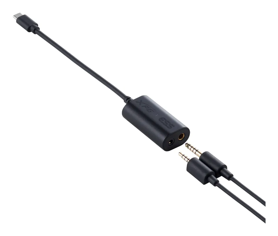 ADATA XPG Herní sluchátka PRECOG STUDIO, Drátové, 4.4mm Jack, USB, USB-C, černá
