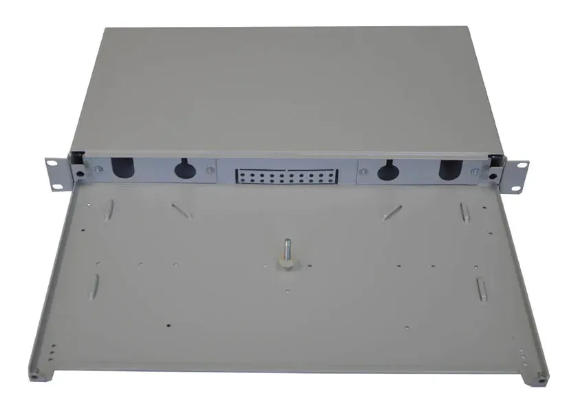 19" Optická vana 24xSC simplex včetně kazety šedá