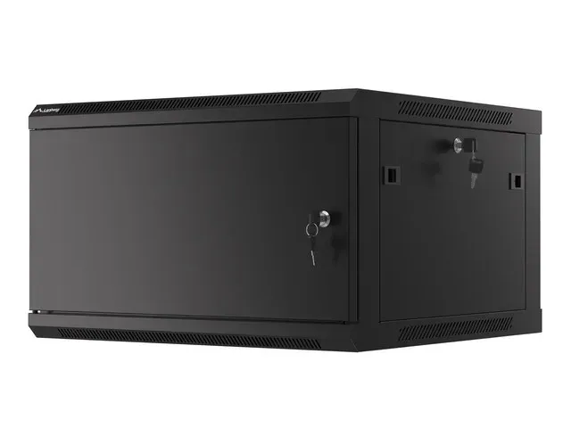 LANBERG Nástěnná jednodílná skříň 19", 6U/600x600 FOR SELF-ASSEMBLY plechové dve
