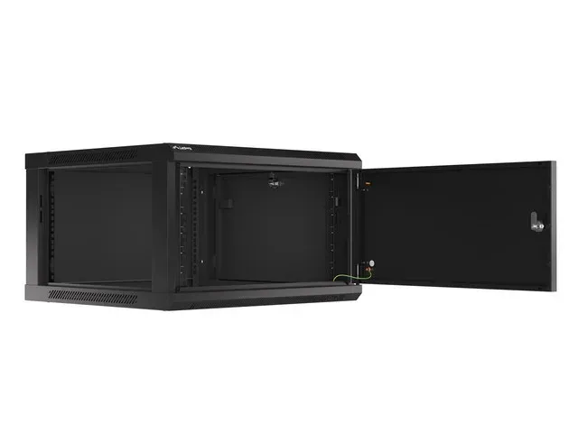 LANBERG Nástěnná jednodílná skříň 19", 6U/600x600 FOR SELF-ASSEMBLY plechové dve