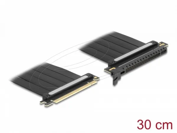 Delock Riser karta PCI Express 4.0, ze zástrčky x16 na slot x16, s kabelem, délk