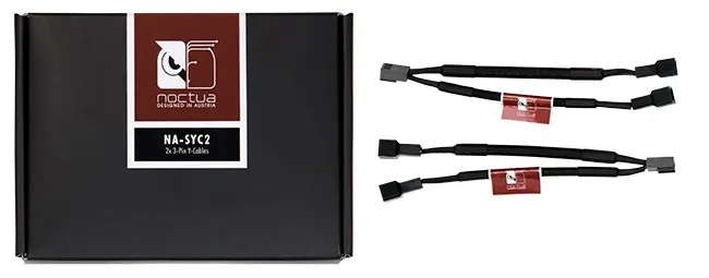 Noctua NA-SYC2, 2 rozbočovače pro 3-pin ventilátory