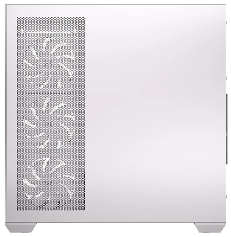 Krux skříň Exo / ATX / 4x120mm RBG fan / 2xUSB 2.0 / USB-C / tvrzené sklo / bílá