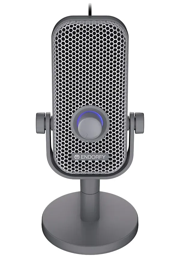 Endorfy Solum Voice S Alt Gray, Mikrofon, kondenzátorový, kardioidní, RGB podsví
