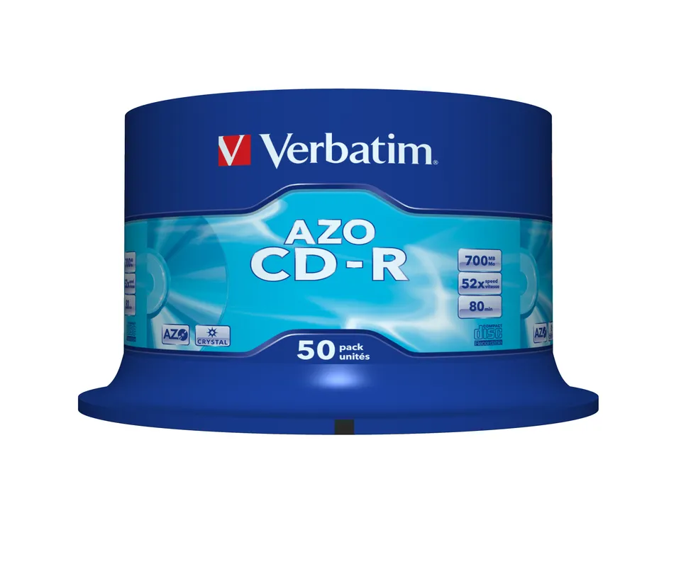 VERBATIM CD-R AZO 700MB, 52x, spindle 50 ks