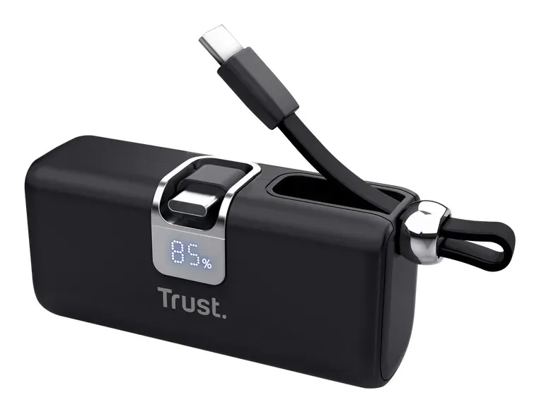 TRUST powerbanka PACTO 5000 PD POCKET, černá