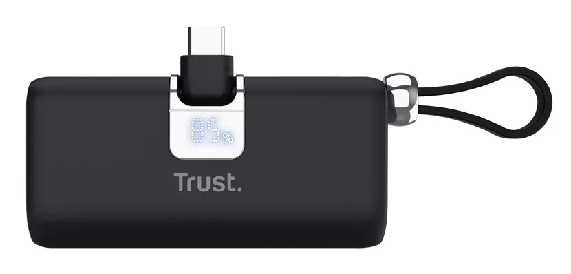 TRUST powerbanka PACTO 5000 PD POCKET, černá